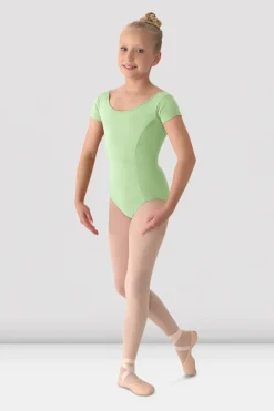 Girls Mirella Classic Short Sleeve Leotard