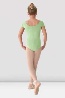 Girls Mirella Classic Short Sleeve Leotard