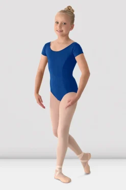 Girls Mirella Classic Short Sleeve Leotard