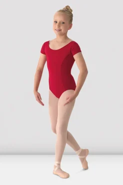 Girls Mirella Classic Short Sleeve Leotard