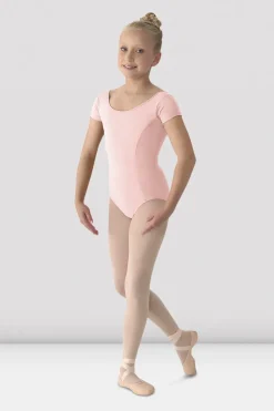 Girls Mirella Classic Short Sleeve Leotard