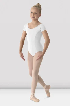 Girls Mirella Classic Short Sleeve Leotard