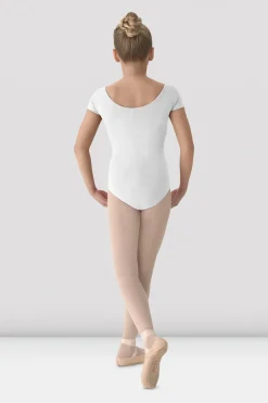 Girls Mirella Classic Short Sleeve Leotard