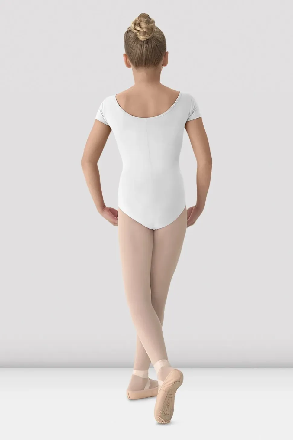 Girls Mirella Classic Short Sleeve Leotard