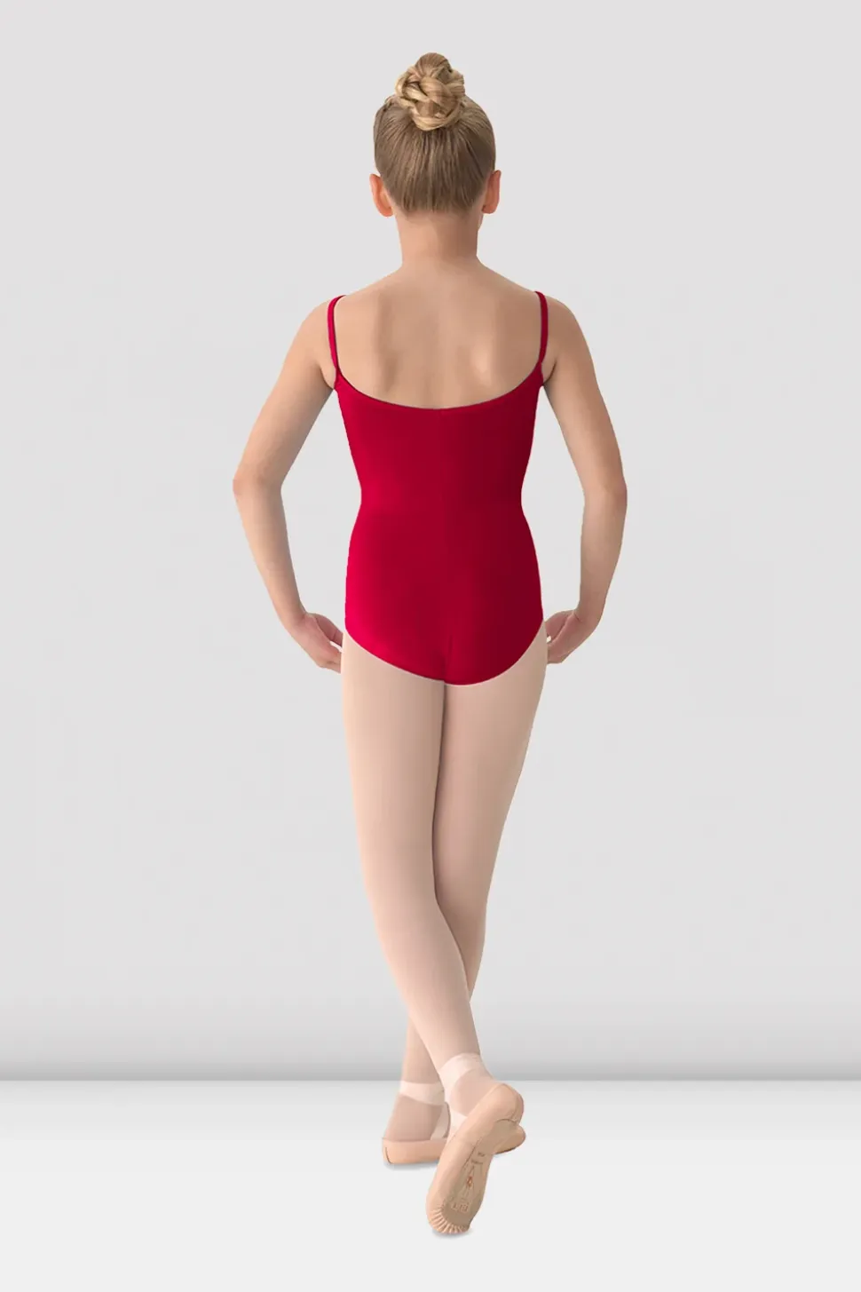 Girls Mirella Princess Seam V Front Camisole Leotard