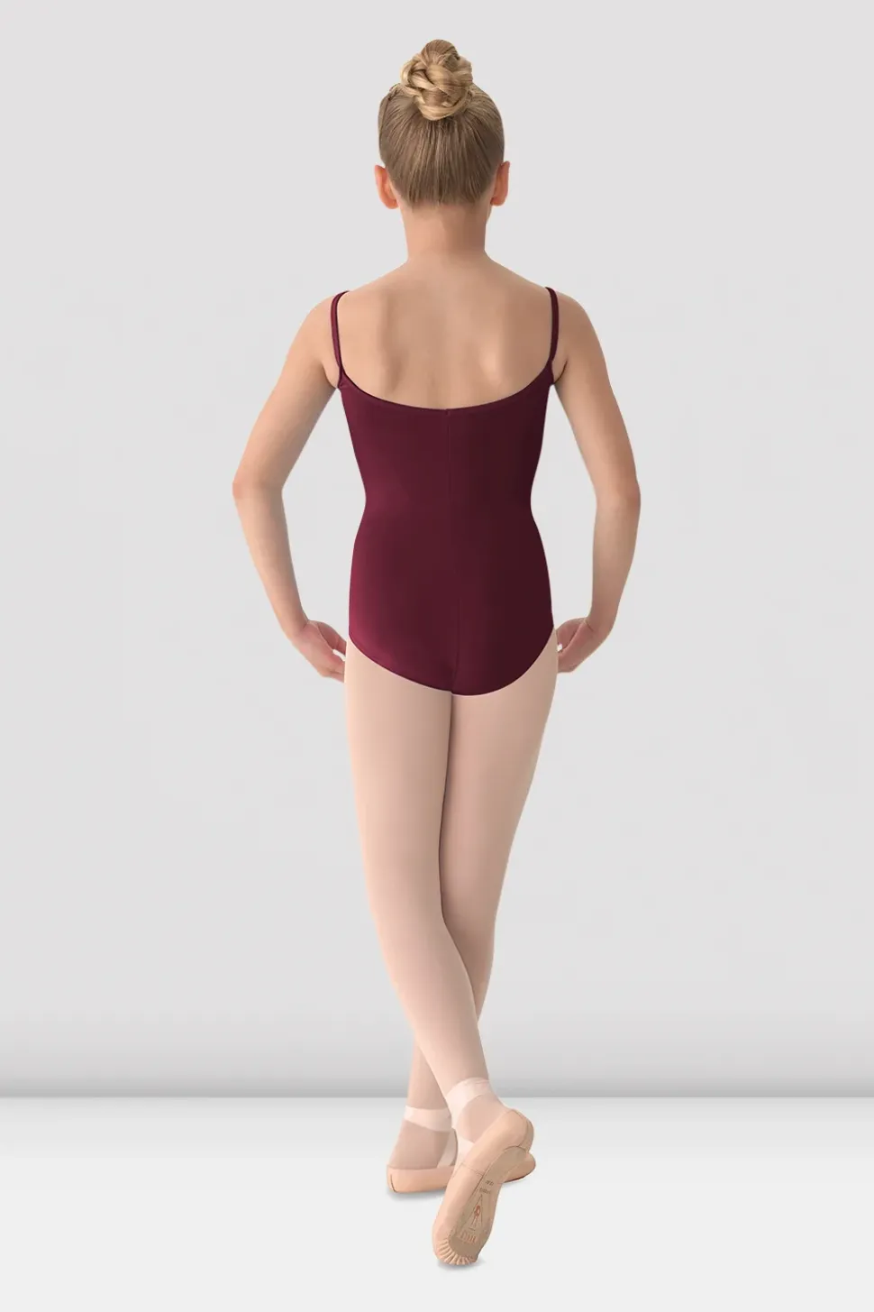 Girls Mirella Princess Seam V Front Camisole Leotard