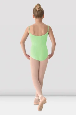 Girls Mirella Princess Seam V Front Camisole Leotard