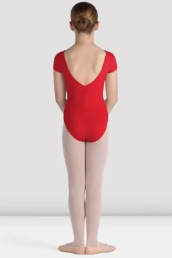 Girls Piper Cap Sleeve Leotard