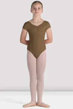 Girls Piper Cap Sleeve Leotard