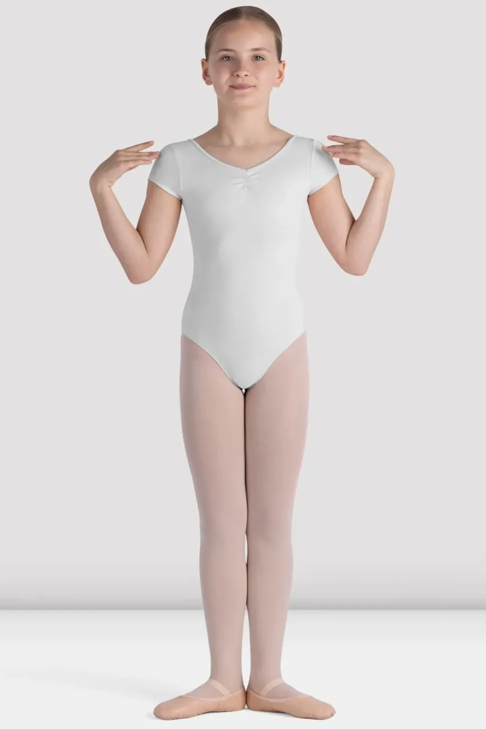 Girls Piper Cap Sleeve Leotard