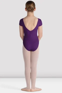 Girls Piper Cap Sleeve Leotard