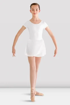 Girls Prisha Short Sleeve Skirted Leotard