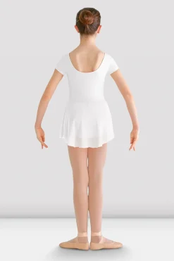 Girls Prisha Short Sleeve Skirted Leotard