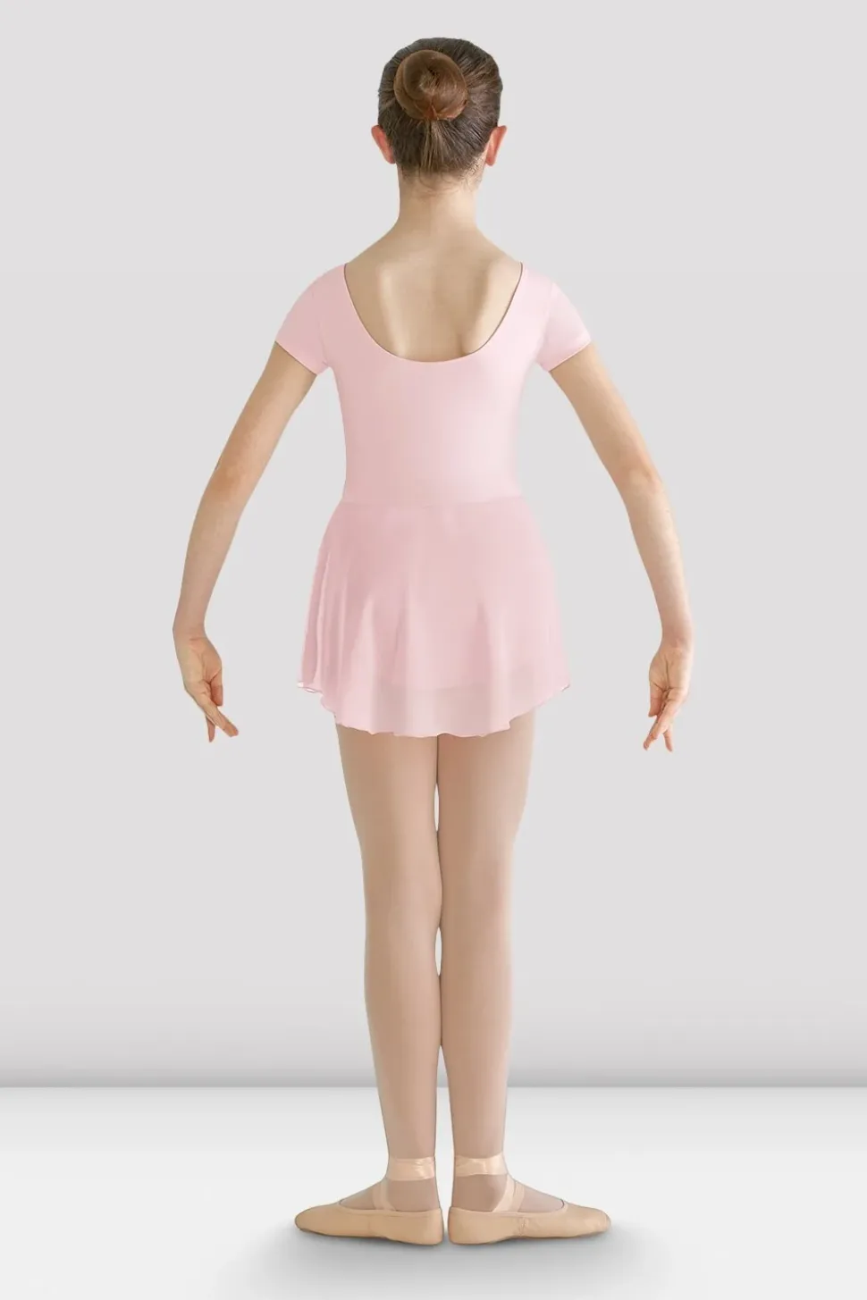 Girls Prisha Short Sleeve Skirted Leotard