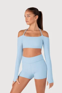 Girls Rib Bolero Crop Top