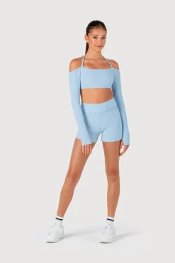 Girls Rib Bolero Crop Top