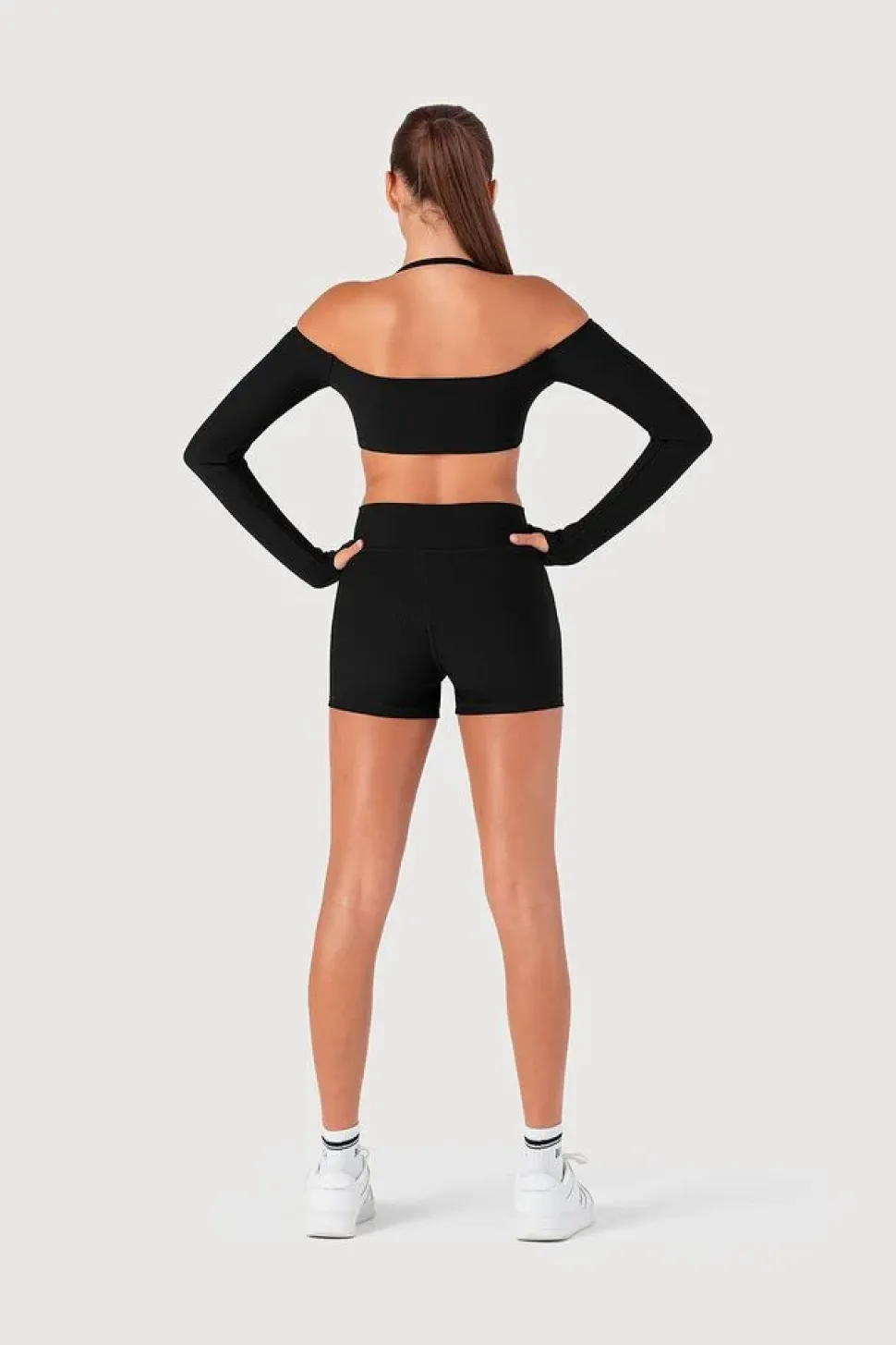 Girls Rib Bolero Crop Top