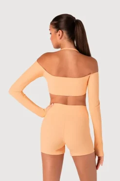 Girls Rib Bolero Crop Top