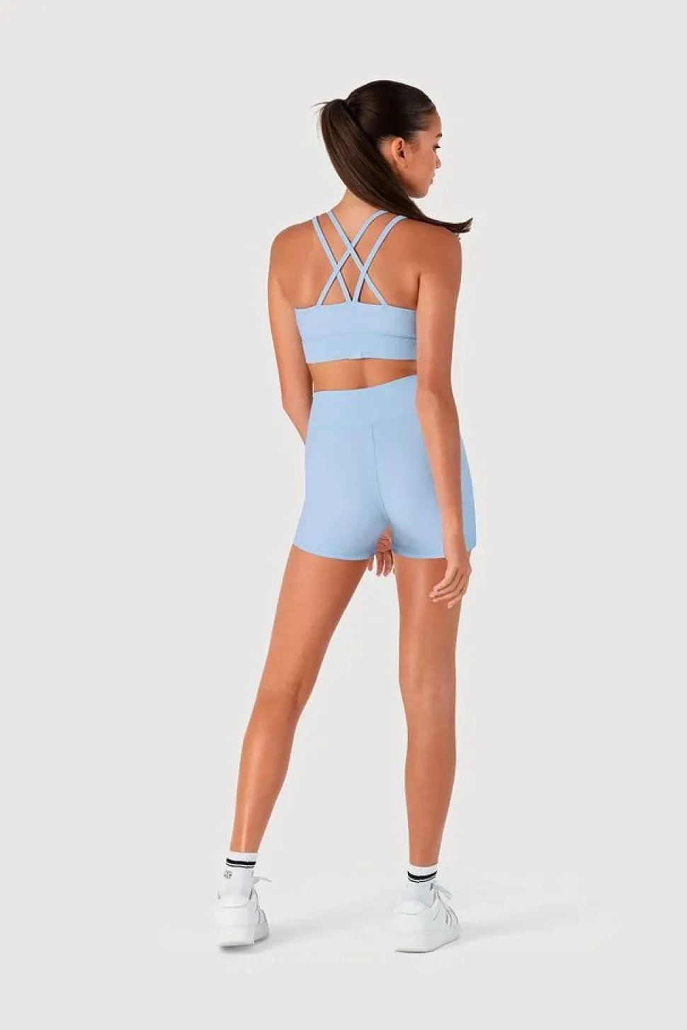 Girls Rib Striker Crop Top