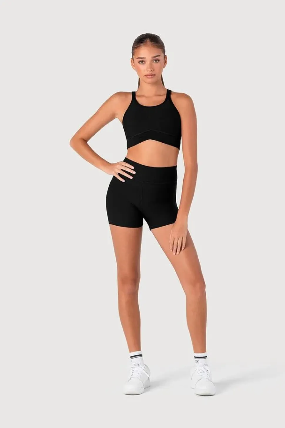 Girls Rib Striker Crop Top