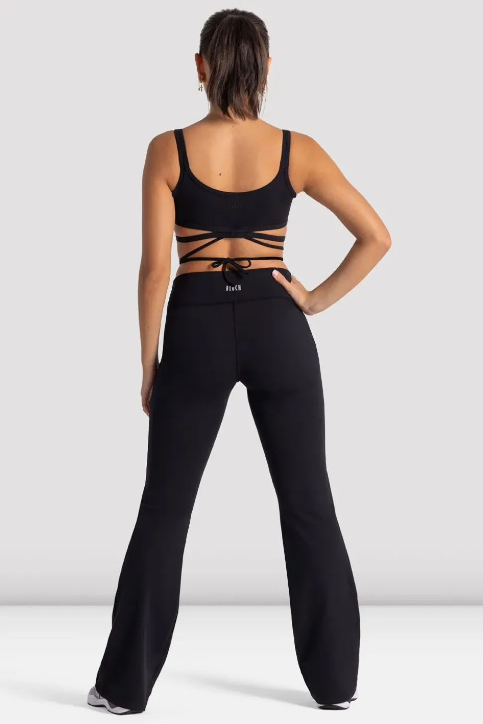 Girls Signature Tie Waist Crop Top