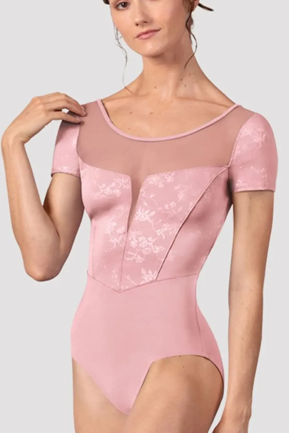 Ladies Christina Cap Sleeve Leotard