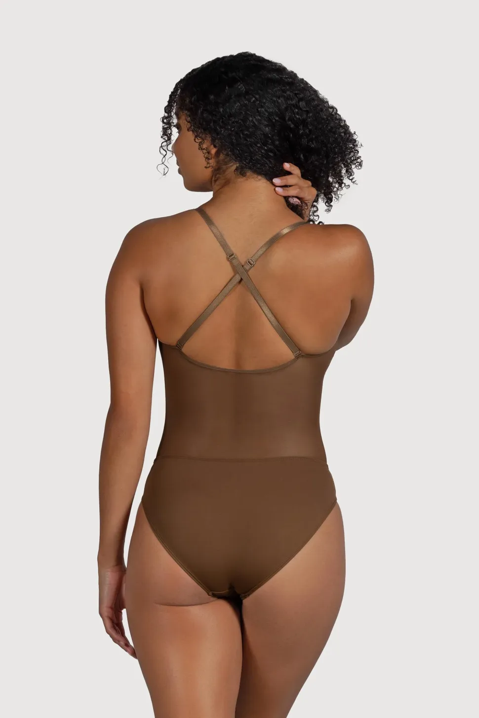 Ladies Cordelia Mesh Panel Bodysuit