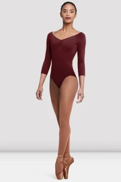 Ladies Dana 3/4 Sleeve Leotard