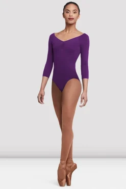 Ladies Dana 3/4 Sleeve Leotard