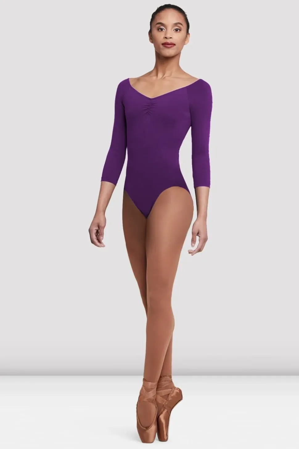 Ladies Dana 3/4 Sleeve Leotard