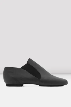 Ladies Dance Now Split Sole Leather Jazz Booties