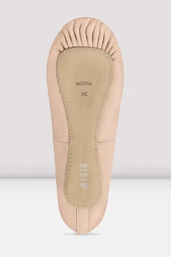 Ladies Dansoft Leather Ballet Shoes