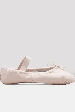 Ladies Dansoft Leather Ballet Shoes