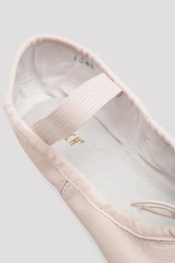 Ladies Dansoft Leather Ballet Shoes