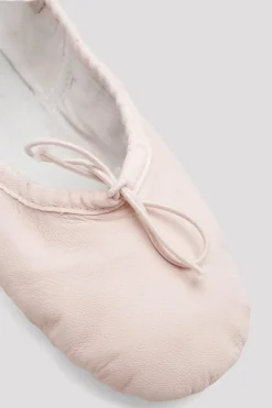 Ladies Dansoft Leather Ballet Shoes