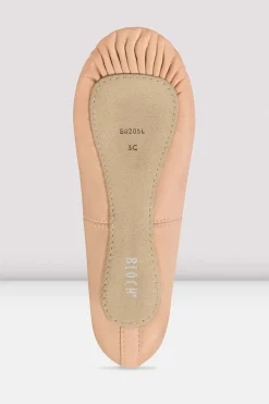 Ladies Dansoft Leather Ballet Shoes