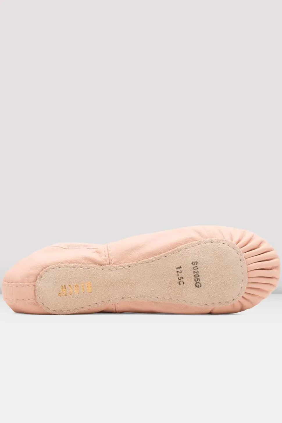 Ladies Dansoft Leather Ballet Shoes