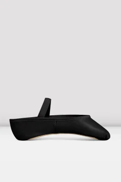 Ladies Dansoft Leather Ballet Shoes