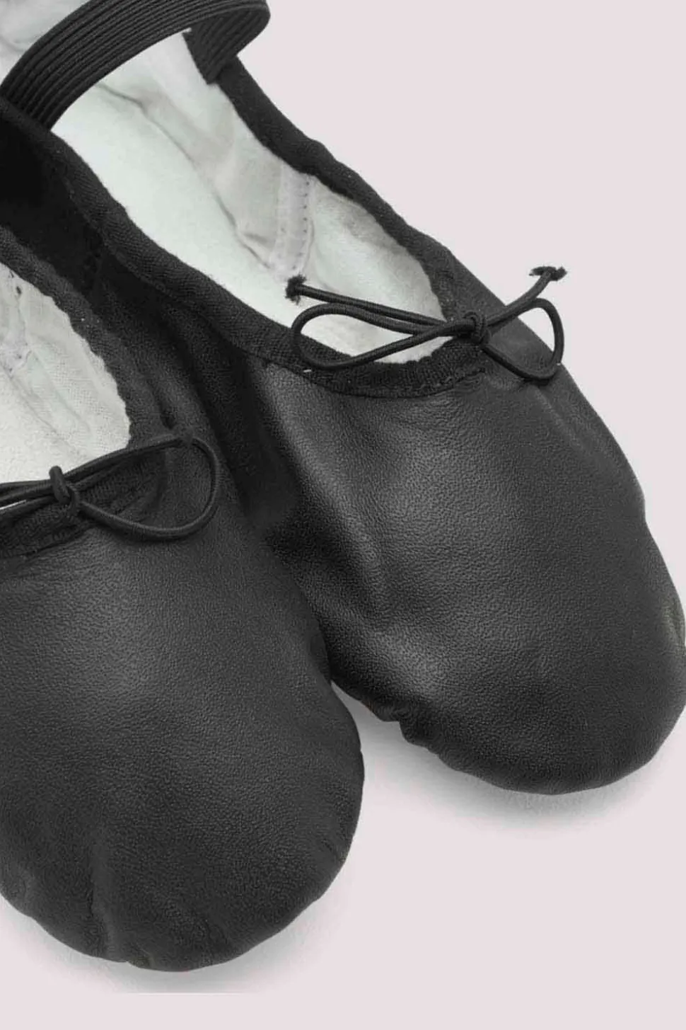 Ladies Dansoft Leather Ballet Shoes