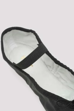 Ladies Dansoft Leather Ballet Shoes