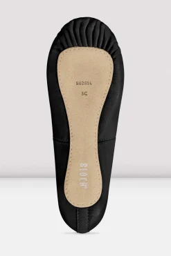 Ladies Dansoft Leather Ballet Shoes