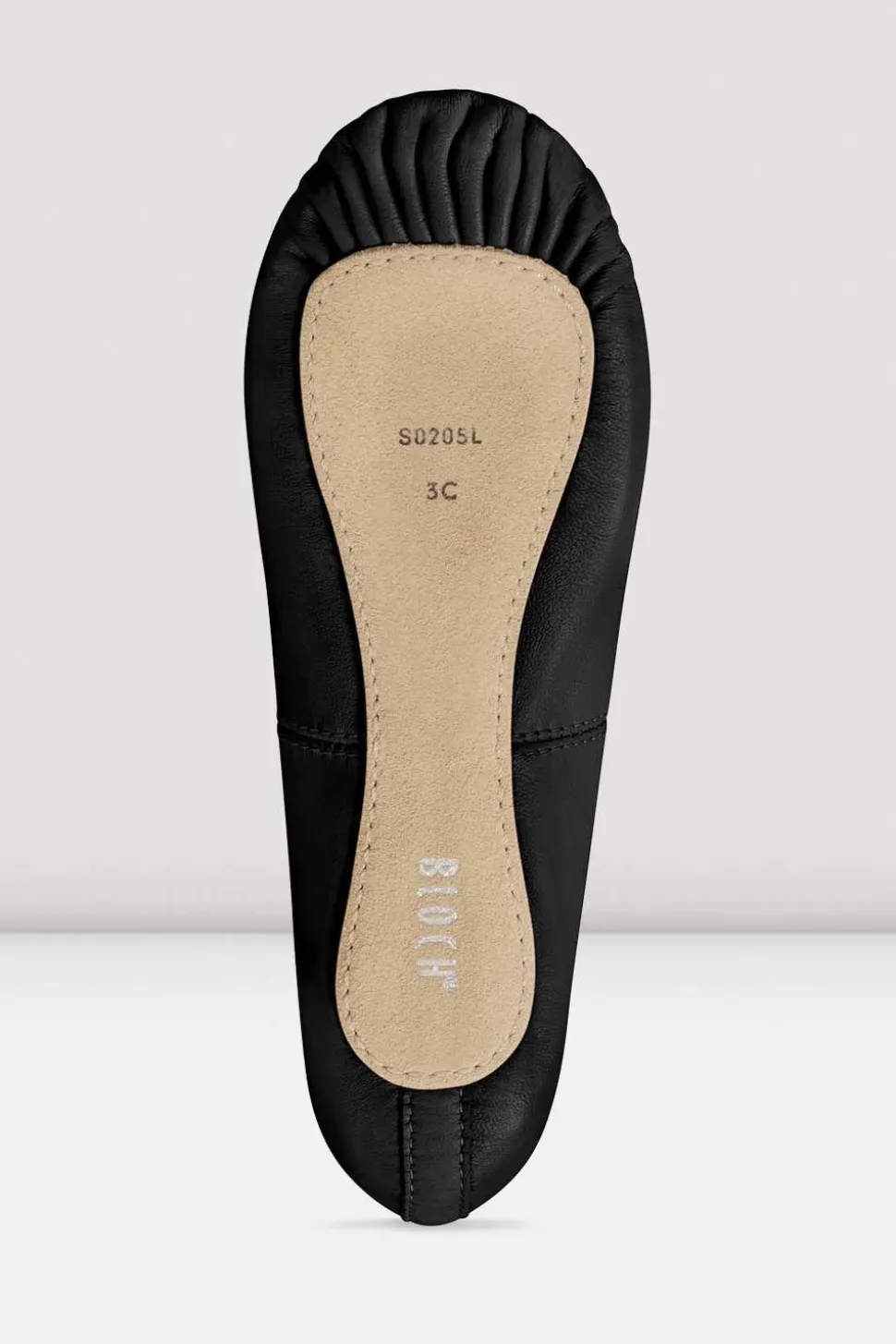Ladies Dansoft Leather Ballet Shoes