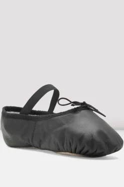 Ladies Dansoft Leather Ballet Shoes