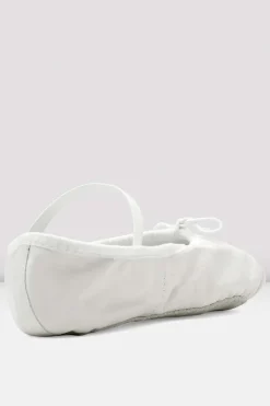 Ladies Dansoft Leather Ballet Shoes