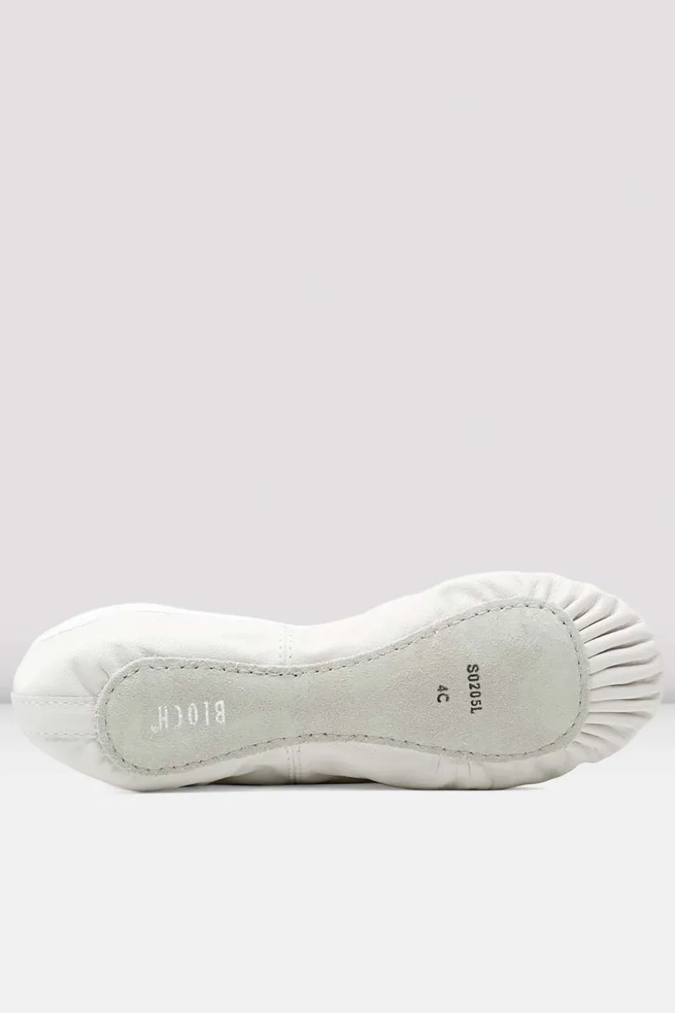 Ladies Dansoft Leather Ballet Shoes