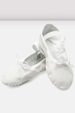 Ladies Dansoft Leather Ballet Shoes