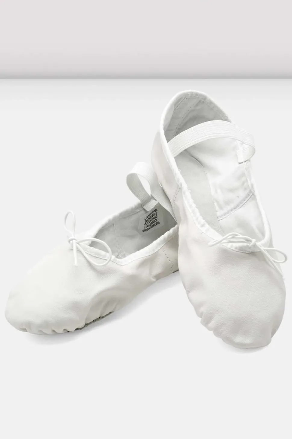 Ladies Dansoft Leather Ballet Shoes