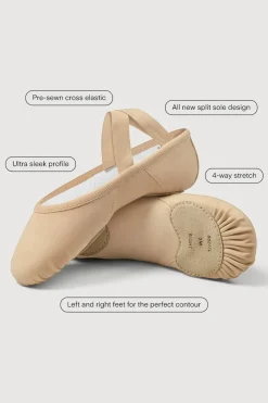 Ladies Elation Canvas Ballet Shoes