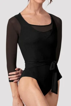 Ladies Harmony Long Sleeve Mesh Top