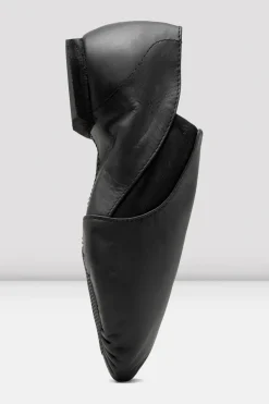 Ladies Leather Elasta Jazz Booties